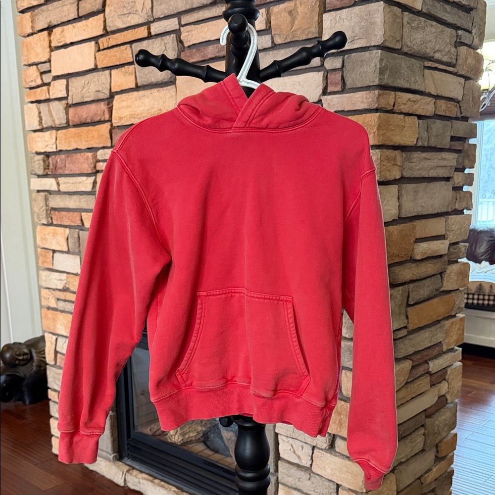Aritzia red Sweatfleece Hoodie